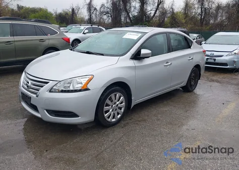 2015 Nissan Sentra Sv z USA, uszkodzony, nr VIN 3N1AB7AP1FL688589